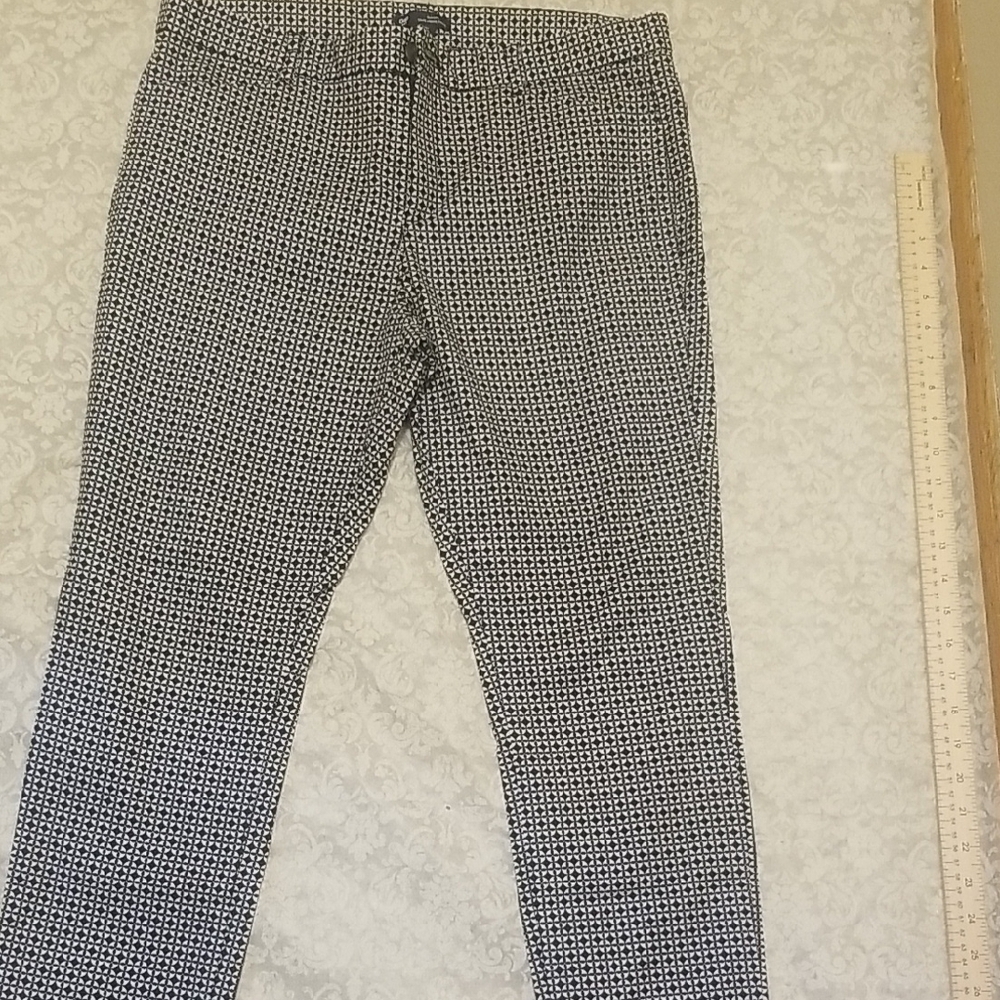 GAP Black and White Trousers with Slim Fit